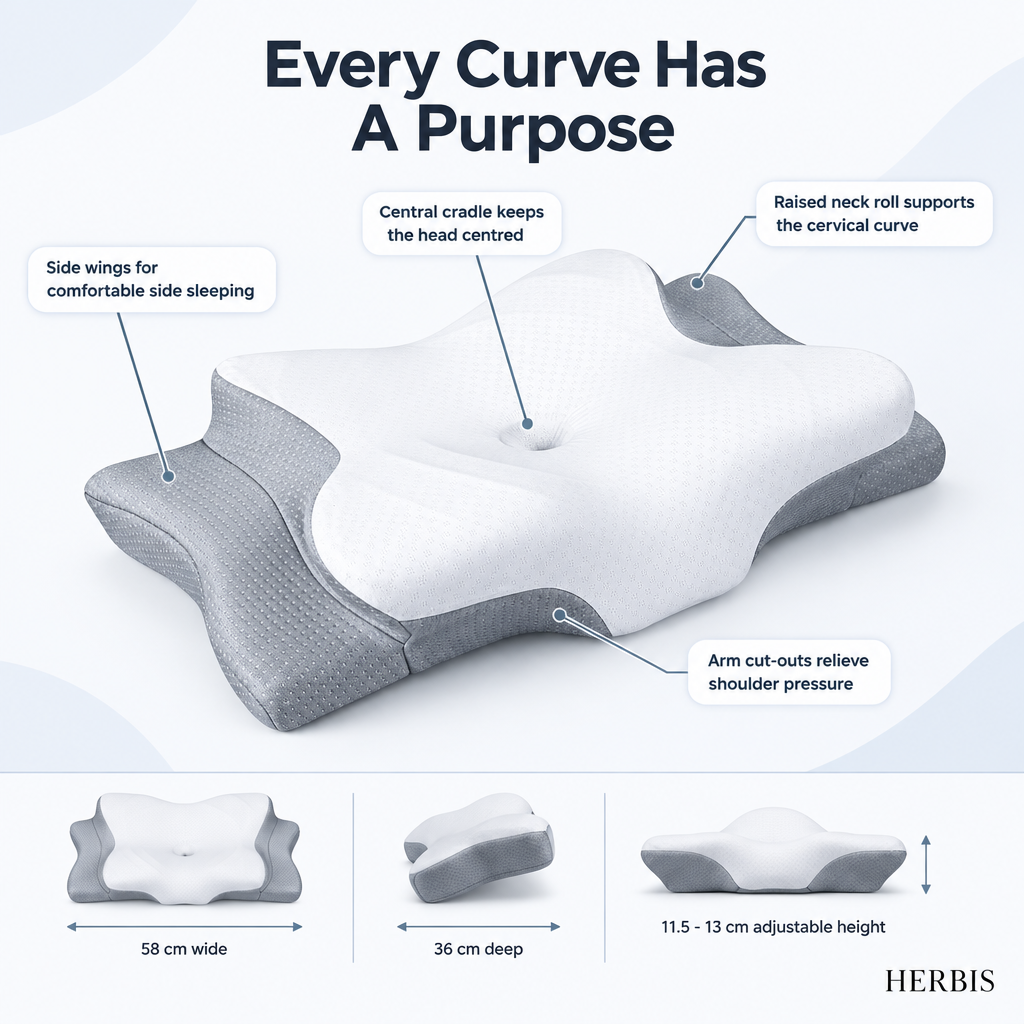 Herbis Anti-Wrinkle Pillow