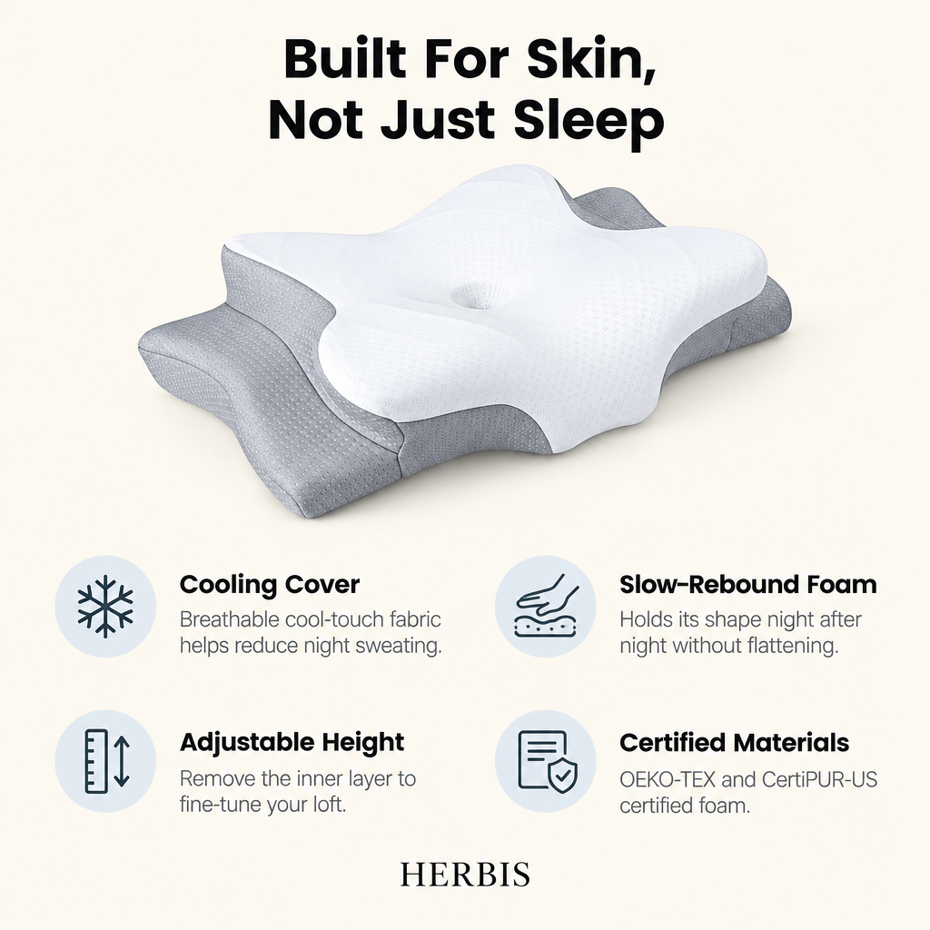 Herbis Anti-Wrinkle Pillow