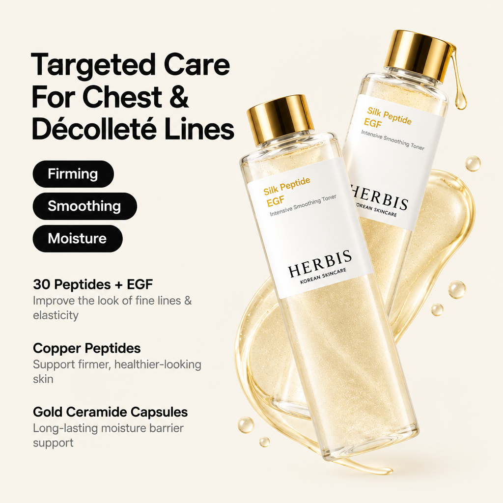 Silk Peptide EGF Toner | Firming Care for Chest