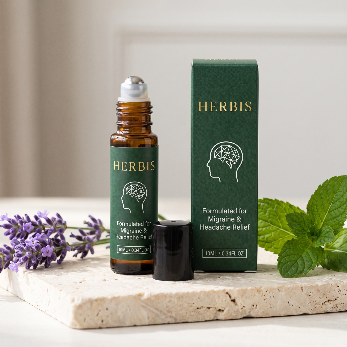 Herbis Migraine Relief Roll-On